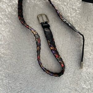 Elegant Multicolor Braided Women's Belt